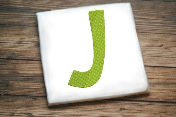 Alphabet Letter J Embroidery Design Review for Small Business Merch