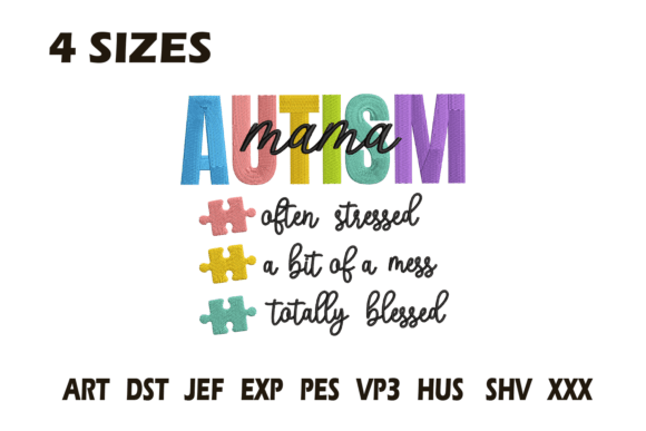Autism Mama Embroidery Design Review