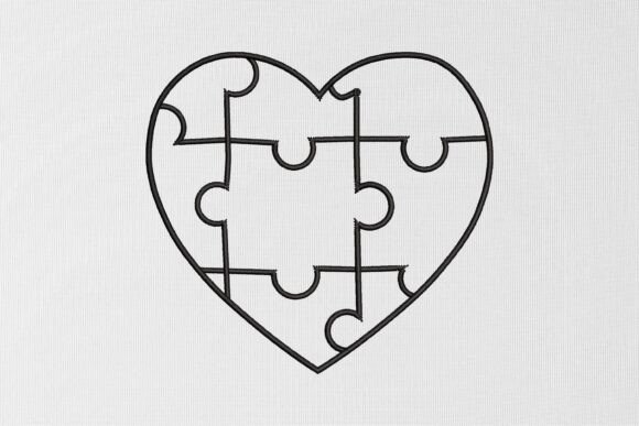 Autism Puzzle Love Embroidery Design Review