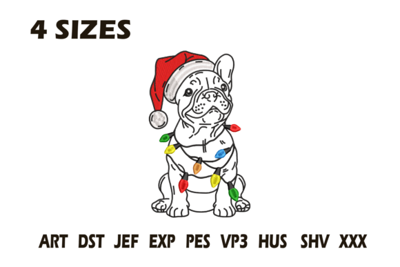 Christmas Bulldog Embroidery Review
