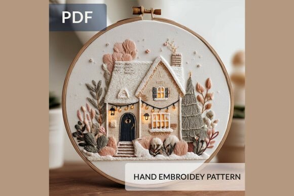 Cottagecore House Embroidery Pattern 16 Review
