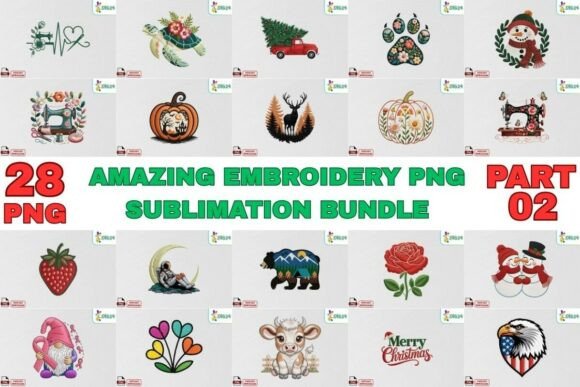Embroidery PNG Sublimation Bundle Review