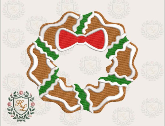 Gingerbread Wreath Embroidery Files Review
