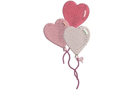 Heart Balloons Embroidery Review
