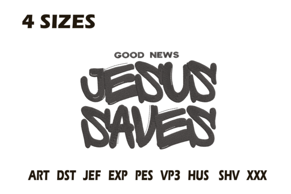 JESUS SAVES Graffiti Embroidery Design Review