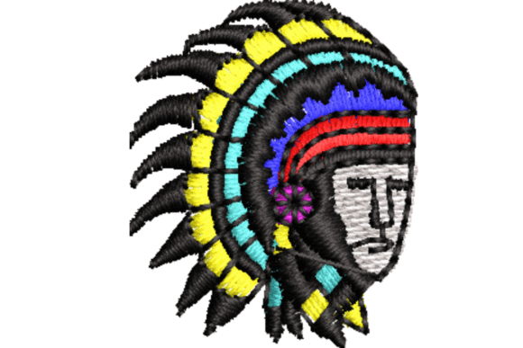 Native American Head Embroidery Design Review