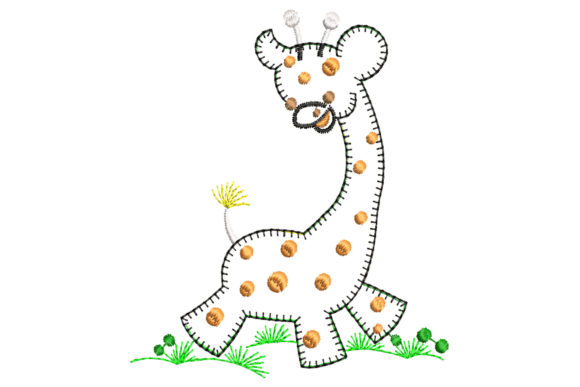 Patchwork Giraffe Embroidery Design Review
