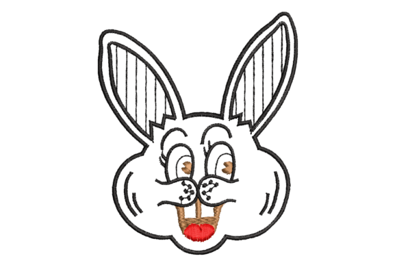 Sweet Bunny Face Machine Embroidery Review